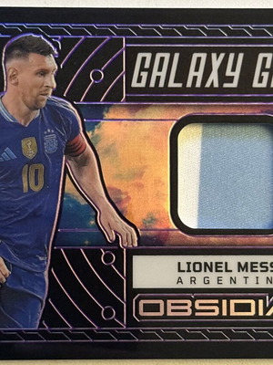 Κάρτα ποδοσφαίρου Messi Argentina Obsidian Patch σαν καινούργιο 03/50