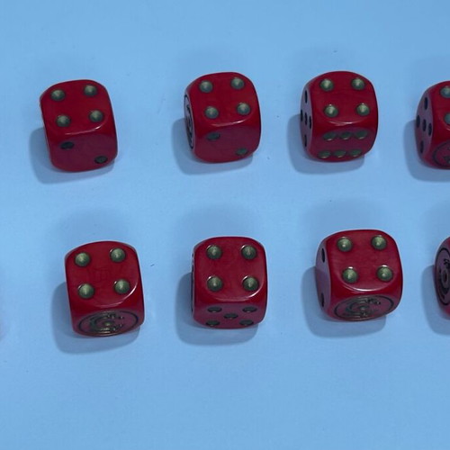 Combat Hex 2004 Sabertooth Games Dice pack of 10 like new