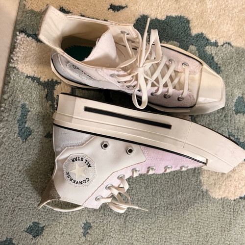 All Star Converse Chuck 70 De Luxe Squared like new, athletic shoes size 39, white pink