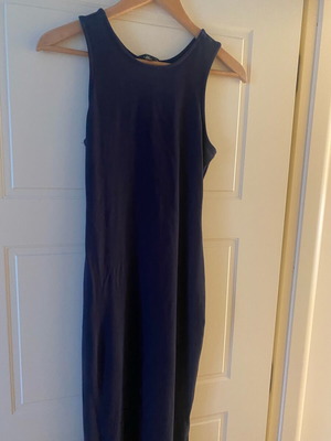 Armani dress used, long, blue, size S