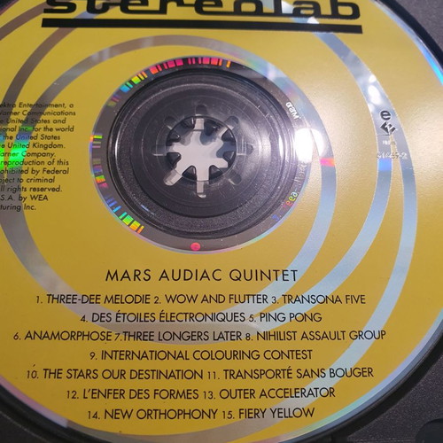 Stereolab Mars Audiac Quintet CD new, rock