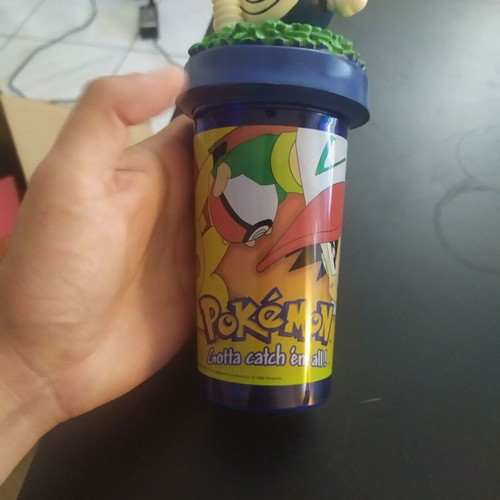 Pokemon Poliwrath glass used, collectible