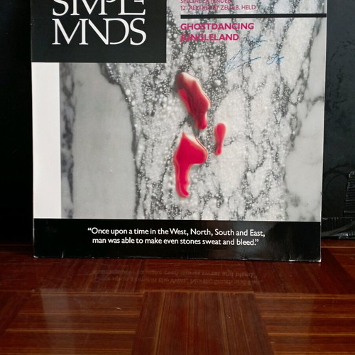 Simple Minds Ghostdancing Jungleland vinyl like new, electronic