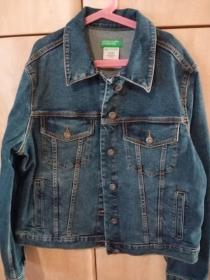 Τζην μπουφάν Benetton καινούργιο, SS 2025 collection, large