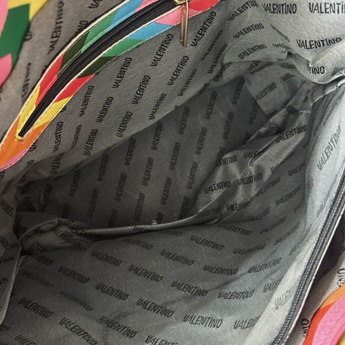 Rainbow Stripe Tote Bag Valentino Garavani style used
