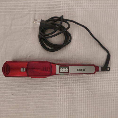 Kemel hair straightener steam press used