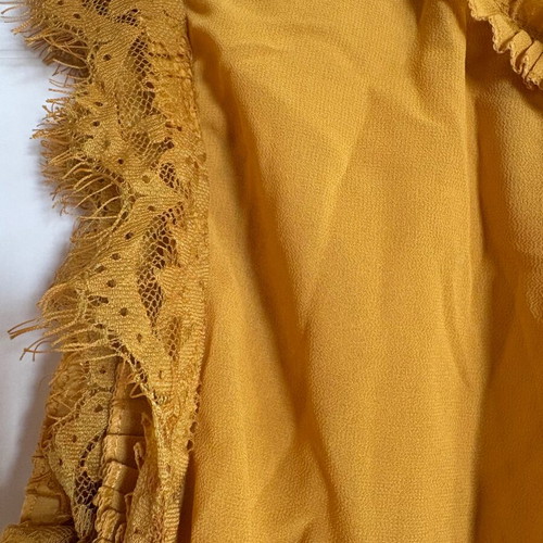 Mustard women's blouse, new with tags