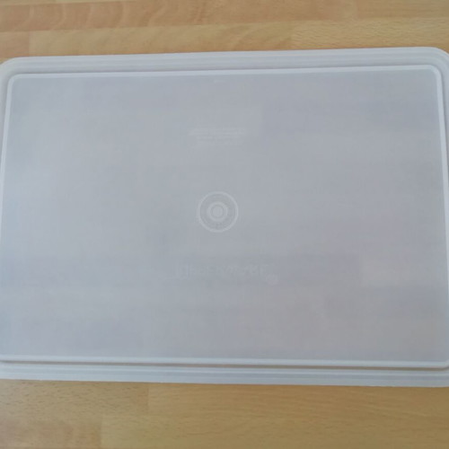 Tupperware rectangular vintage food container used