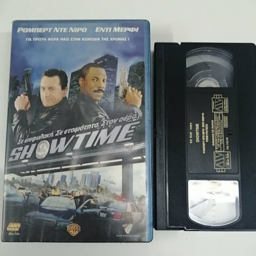Showtime action comedy VHS tape with subtitles