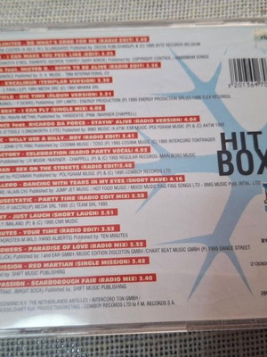 Hit Box 8 CD различни изпълнители употребяван, електронна музика