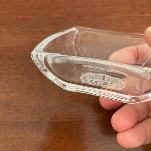 Chivas Regal collectible crystal glass bowl as new