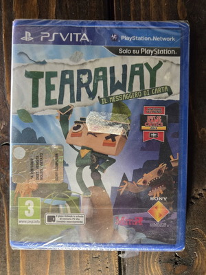 Tearaway PS Vita game sealed, rare Italian edition