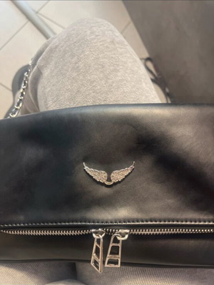 Zadig & Voltaire shoulder bag like new, black