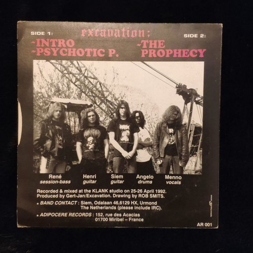 Singles 7'' μεταχειρισμένα: Psychosis My Private Hell πολύχρωμο, Excavation μαύρο
