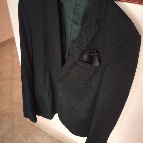 Sollolono Italian men's jacket new, size 44, black