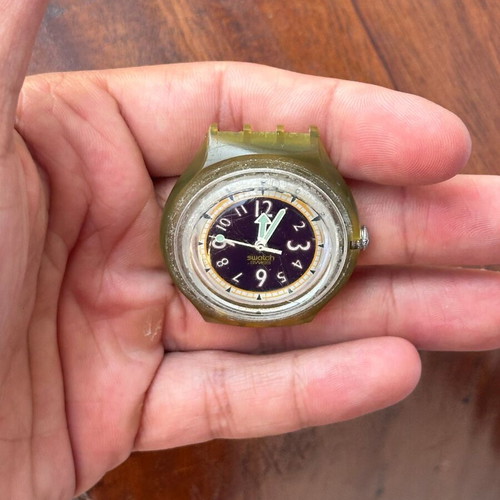 Vintage Swatch Swiss AG 1994 wristwatch 34mm, blue