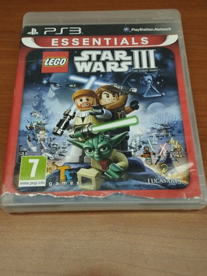 Lego Star Wars III PlayStation 3 used, worn cover