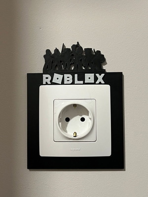 Roblox wall socket cover new, decorative for kids’ room