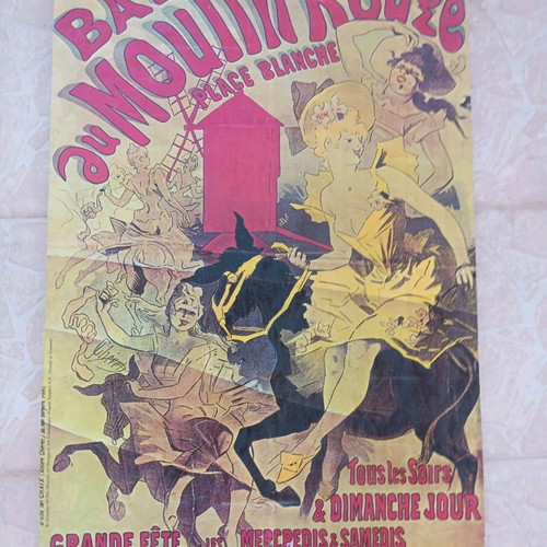 Large Moulin Rouge print frame 80×60