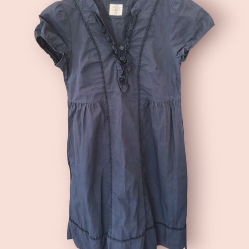 Cotton dress H&M size S used, blue