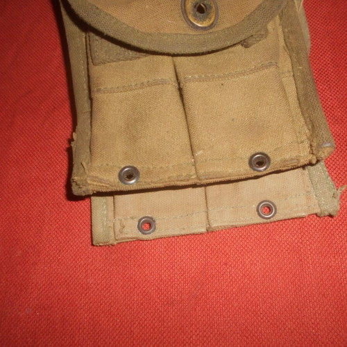 Cannabis waist pouches U.S. Army 1944 used, set of 2
