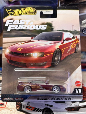 Hot Wheels Nissan 240SX (S14) Fast and Furious car