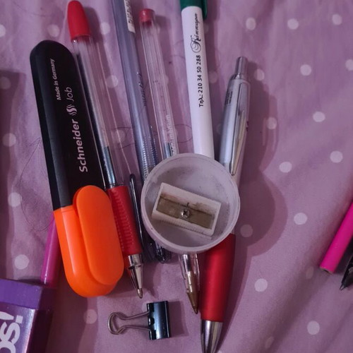 Stationery used, set of items