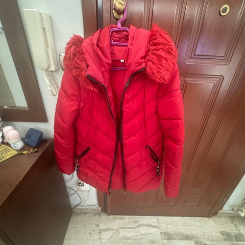 Women's red jacket like new, size XL