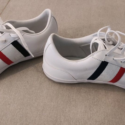 Lacoste shoes size 44 like new, white casual