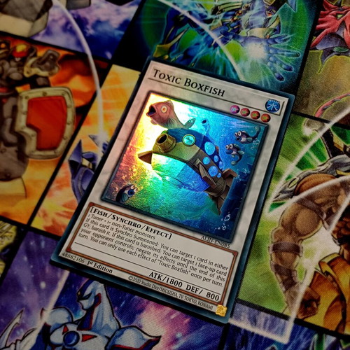 Toxic Boxfish ALIN Super Rare Yu-Gi-Oh! card