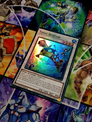 Toxic Boxfish ALIN Super Rare Yu-Gi-Oh! card