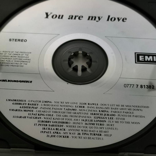 You Are My Love EMI ANT1 CD like new, electronic genre