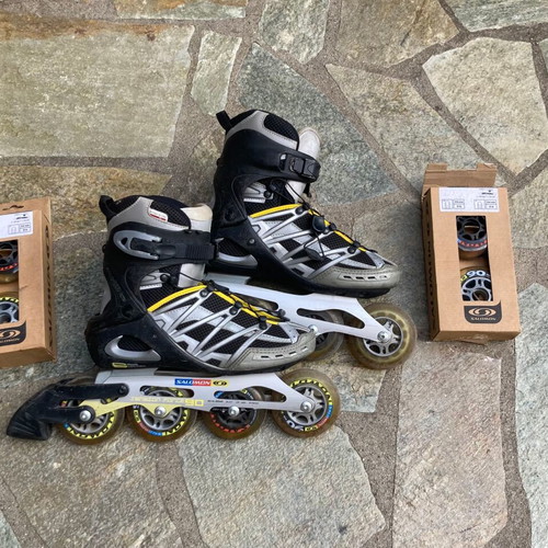 Salomon roller skates with original wheels, size UK 6 EUR 39 2/3 USA 6.5