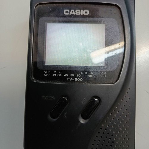 Casio TV-600 used vintage portable 3.5-inch television