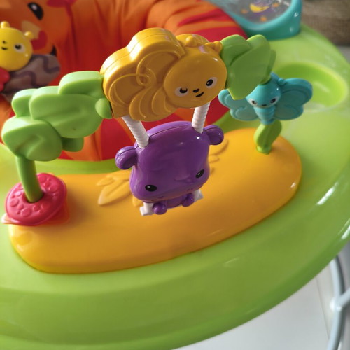 Fisher-Price Jumperoo Lion Activity Center like new with box