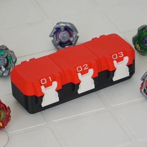 Beyblade X 3D Printed Tournament Deck Box Customizable