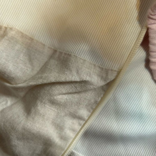 Genesis vest set like new with hood and linen details