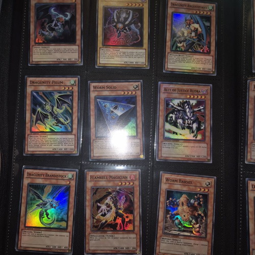 Yugioh Binder used with mostly very good condition cards