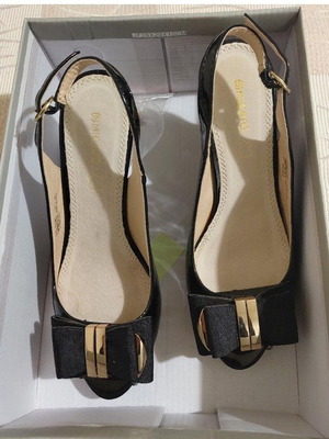 Migato Leather Shoes No.36 New Black Pumps