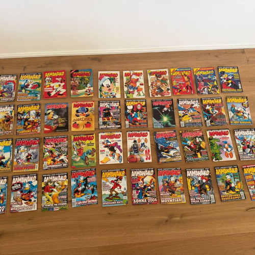 Almanac magazines used, pack of 40 issues, Greek