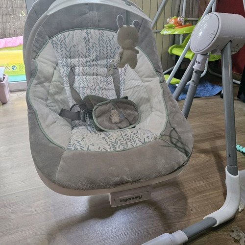 Ingenuity Relax Μωρού Κούνια Anyway Sway Γκρι σαν καινούργιο με μουσική και δόνηση