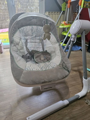 Ingenuity Relax Μωρού Κούνια Anyway Sway Γκρι σαν καινούργιο με μουσική και δόνηση