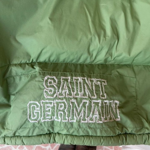 Saint Germain green quilted jacket used unisex oversized fit
