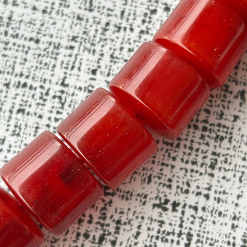 Mastic-Miski Kompoloi used with authentic red beads and old rod