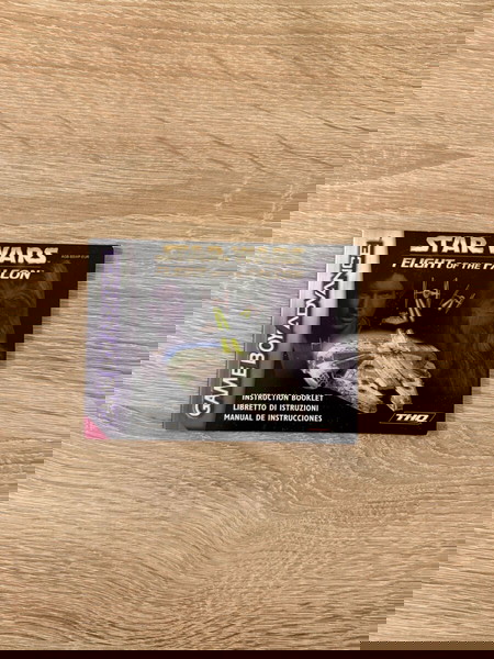 STAR WARS FLIGHT OF THE FALCON GBA MANUAL