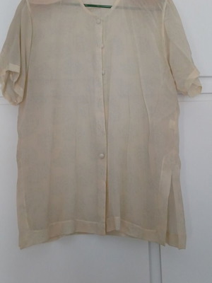Silk transparent shirt vintage one size new