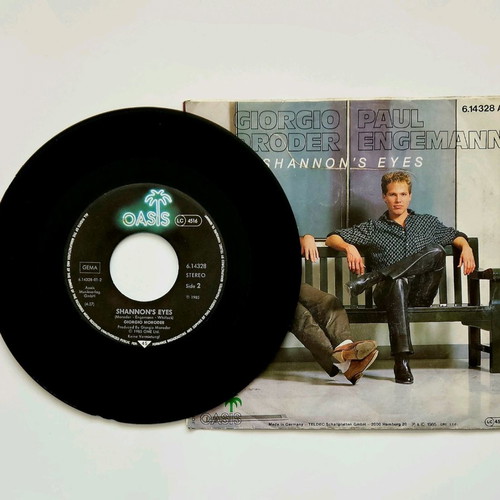 7" Vinyl Record Giorgio Moroder & Paul Engemann Shannon's Eyes used