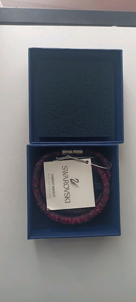 Swarovski μωβ stardust βραχιόλι