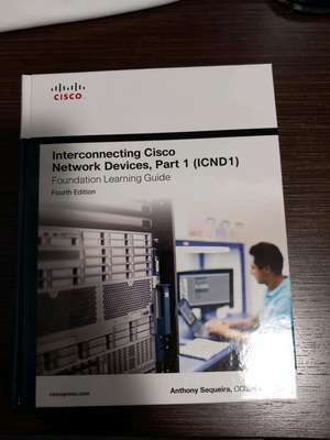 Cisco learning guides ICND1 and ICND2 new with hardcover