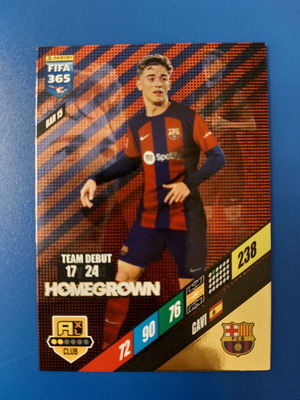 Panini Fifa 365 2024 Gavi Barcelona card new